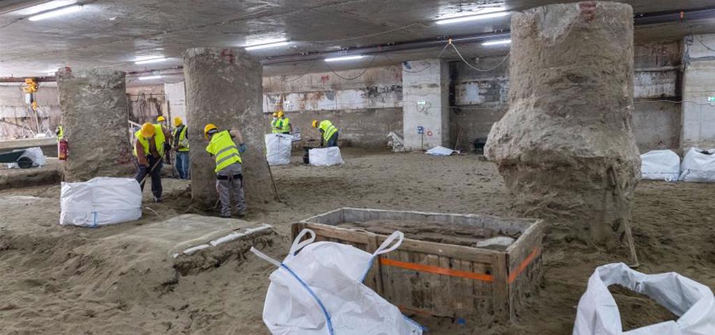 Works at the Thessaloniki Metro' side project on Michail Psellou Street have begun